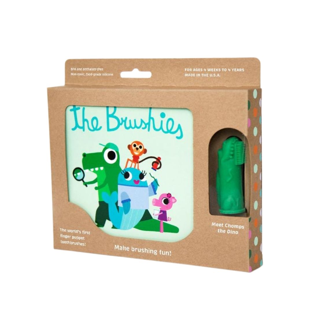 Chomps the Dino + The Brushies Book