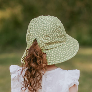 Kids Ponytail Bucket Sun Hat